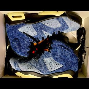 Jordan blue jeans 6’s..